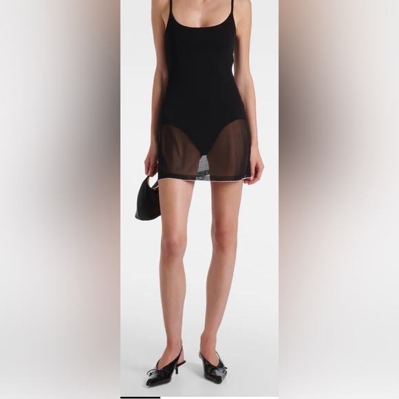 Jacquemus Other - Jacquemus Black Sheer Slip Dress